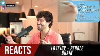 Producer Reacts to LOVEJOY  Pebble Brain reupload [upl. by Gerg]