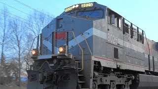 NS Monongahela Heritage Unit Leading Mixed Freight Train [upl. by Leighland935]