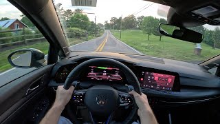 2024 VW Golf R DSG  POV Test Drive  060 [upl. by Nicolette]