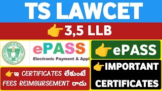 TS Lawcetepass Certificates ListStudentUpdates247 [upl. by Maggs764]