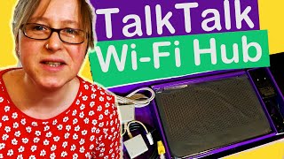 YOUR TALKTALK WiFi HUB  unboxing and set up DAILY VLOGS UK [upl. by Annayak]