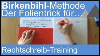 BirkenbihlMethode  Gehirngerechtes RechtschreibTraining [upl. by Nibas]