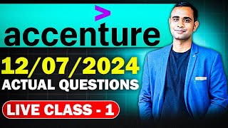 Accenture Critical Reasoning and Problem Solving Questions with Answers 2024 [upl. by Pooi]