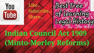 MORLEYMINTO REFORMSINDIAN COUNCIL ACT 1909Part 1 [upl. by Arndt885]