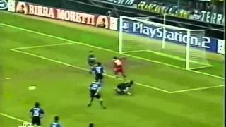 Internazionale vs Lyon 2102002 Group D Champions League 20022003 [upl. by Zelda432]