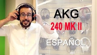 Audífonos AKG K 240 MK II Semi Abiertos Studio Headphones review y análisis en español [upl. by Woothen173]