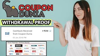 CouponDunia Withdrawal Proof  How To Withdrawal in Coupon Dunia  Coupon  Cashback  Promo Code [upl. by Annaihr85]