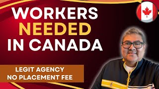 WORKERS NEEDED IN CANADA I LEGIT AGENCY I NO PLACEMENT FEE I BUHAY CANADA [upl. by Barraza200]