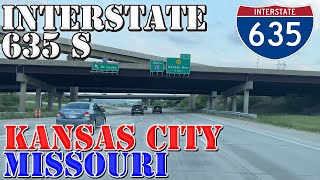 I635 South  Kansas City  Missouri  4K Highway Drive [upl. by Ardeid]