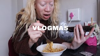 VLOGMAS1 I dont know how to make noodles unboxing and shopping haul [upl. by Guinevere]