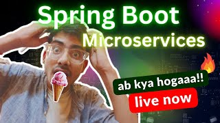 spring boot  microservices batch live  AAJAO IDHAR AB [upl. by Dilaw]