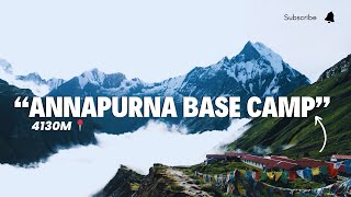 ANNAPURNA BASE CAMP TREK  ABC TREK  4130M  4K [upl. by Analise]