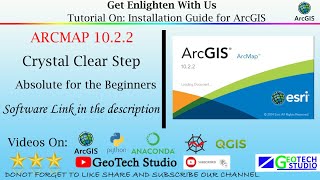 Installation of ArcGIS  ArcMap 1022  Absolute for the beginners  GeoTech Studio [upl. by Shull105]