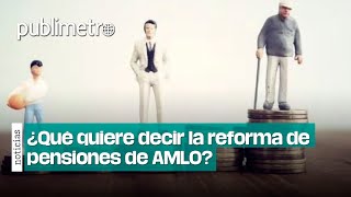 ¿Qué quiere decir la reforma de pensiones de AMLO [upl. by Lemraj]