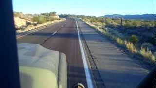 M931A2s uphill out of Wikieup AZ [upl. by Lalib640]