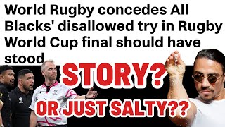 WORLD RUGBY SAY RWC FINAL MISTAKE WAS MADE  Ref amp TMO were Wrong [upl. by Lais798]