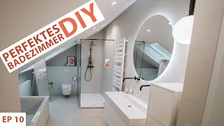 Das perfekte DIY Badezimmer  Unser fugenloses Bad wird eingerichtet [upl. by Ambrosane299]