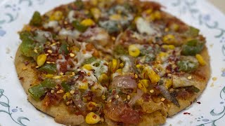 Indian Style Pizza Recipe [upl. by Rimat75]