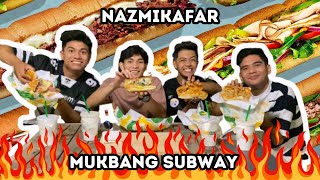 MUKBANG SUBWAY MASINGMASING CERITA TENTANG CINTA [upl. by Busby29]