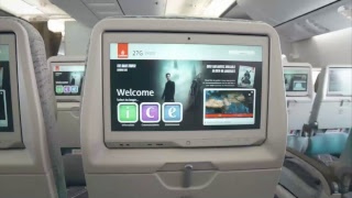 Cabin Tour  New Emirates Boeing 777300ER [upl. by Aidole]