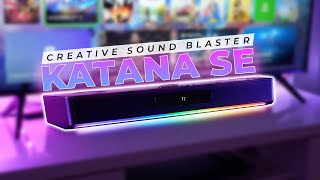 NUEVA CREATIVE SOUND BLASTER KATANA SE Review 🔊 Potente Barra de Sonido Gaming para TV y PC [upl. by Benyamin437]