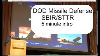 Missile Defense Agency SBIR DOD SBIR Startup Grants [upl. by Odrahcir]