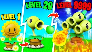 Upgrading NOOB to GOD in 3D PLANTS vs ZOMBIES [upl. by Yhotmit]