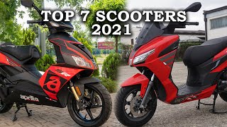 TOP 7 50cc Scooters for 2021 [upl. by Kasper]