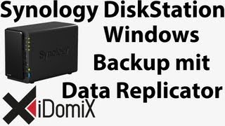 Synology DiskStation Windows Backup mit Data Replicator 3 [upl. by Arodnap]