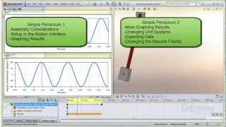 SOLIDWORKS Motion – Simple Pendulum 1 [upl. by Parks321]