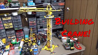 LEGO City 7905 Building Crane  Lego Review amp Speed Build [upl. by Ainorev]