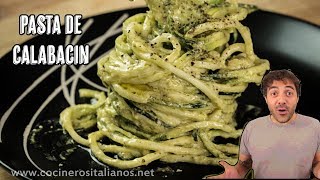 Espaguetis de calabacin con pesto y aguacate  Zucchini Courgette Pasta Dukan  Receta Vegana [upl. by Leachim456]