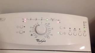 Whirlpool AWE6515 reset programatoracontrol board reset program serwisowy diagnostic test program [upl. by Eimorej]