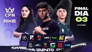 💜 CPN AXE  GRANDE FINAL DIA 3  QUEM SERÁ O CAMPEÃO 🚨🏆 [upl. by Ueihttam]