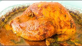 COMO HACER PAVO HORNEADO EN SALSA SALVADOREÑA  TURKEY paso a paso ll Gloria Castro [upl. by Afas]