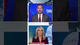 JD Vance Confronts Dana Bash Stop Interrupting—Let Me Answer the Questions [upl. by Annaik809]