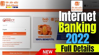 Bank Of Baroda Internet Banking 2022 Full Details [upl. by Kristoforo]