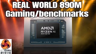 Radeon 890M iGPU  1080p benchmarks FSR and more [upl. by Rida438]