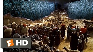 Moses Parts the Sea  The Ten Commandments 610 Movie CLIP 1956 HD [upl. by Ezeerb]