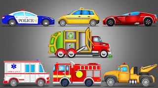 Street Vehicles  LearnIng Vehicles  Car Cartoon  Video For Kids [upl. by Yolande]