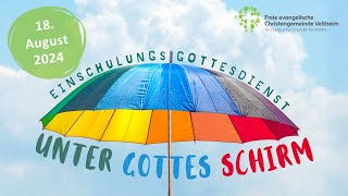 Gottesdienst  FECG  Veltheim 18082024 [upl. by Varian]