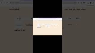 Easy Way to create Ecommerce Cart Page In Next JS  shortsfeed ytshorts [upl. by Christian752]