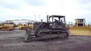 Cat D7 Army Dozer Cold Start [upl. by Harland]