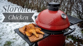 Sloroller chicken Kamado joe classic 3 [upl. by Ainahs]