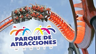 🎢 PARQUE DE ATRACCIONES Madrid 2024 4K ✅ ¡¡Todas las Atracciones España [upl. by Mattias]