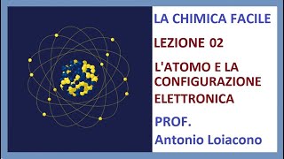 LA CHIMICA FACILE  Lezione 02  Latomo e la configurazione elettronica [upl. by Vlad]