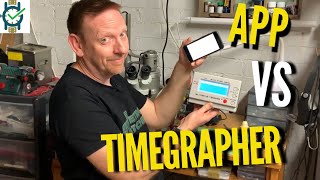 App vs Timegrapher Weichi 1000 vs Watch Tuner Timegrapher [upl. by Trinee]