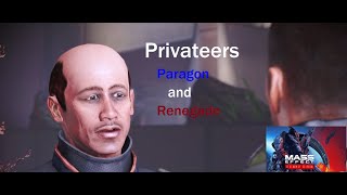 Privateers  Paragon and Renegade  Mass Effect 1 Legendary Edition [upl. by Pen814]