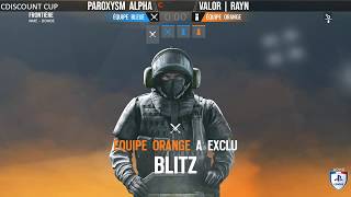 CDiscount R6S CUP PS4 64 eme PAROXYSM ALPHA vs VALOR  RAYN [upl. by Ennaoj859]