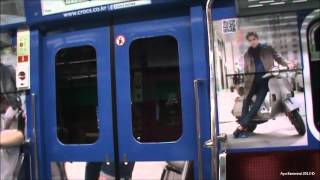 Seoul Subway Line 2 Green Line  From Jamsil Station to Hongik University 2012 HD [upl. by Sackman]